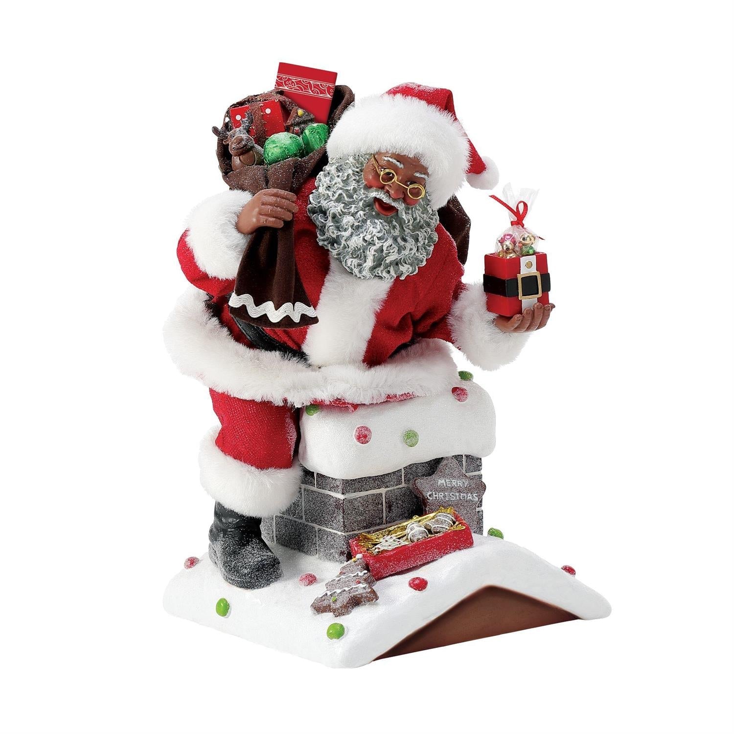 Home Sweet Home Santa Claus - African American