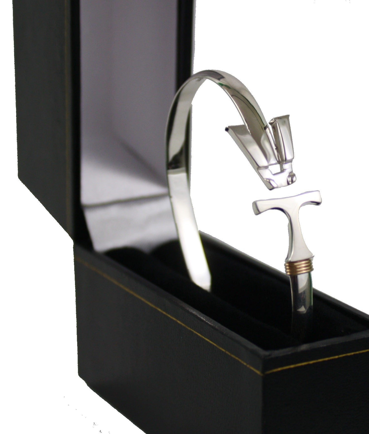 Vermont  Hook Bracelet Silver - 5mm Band - 7.5 Inch
