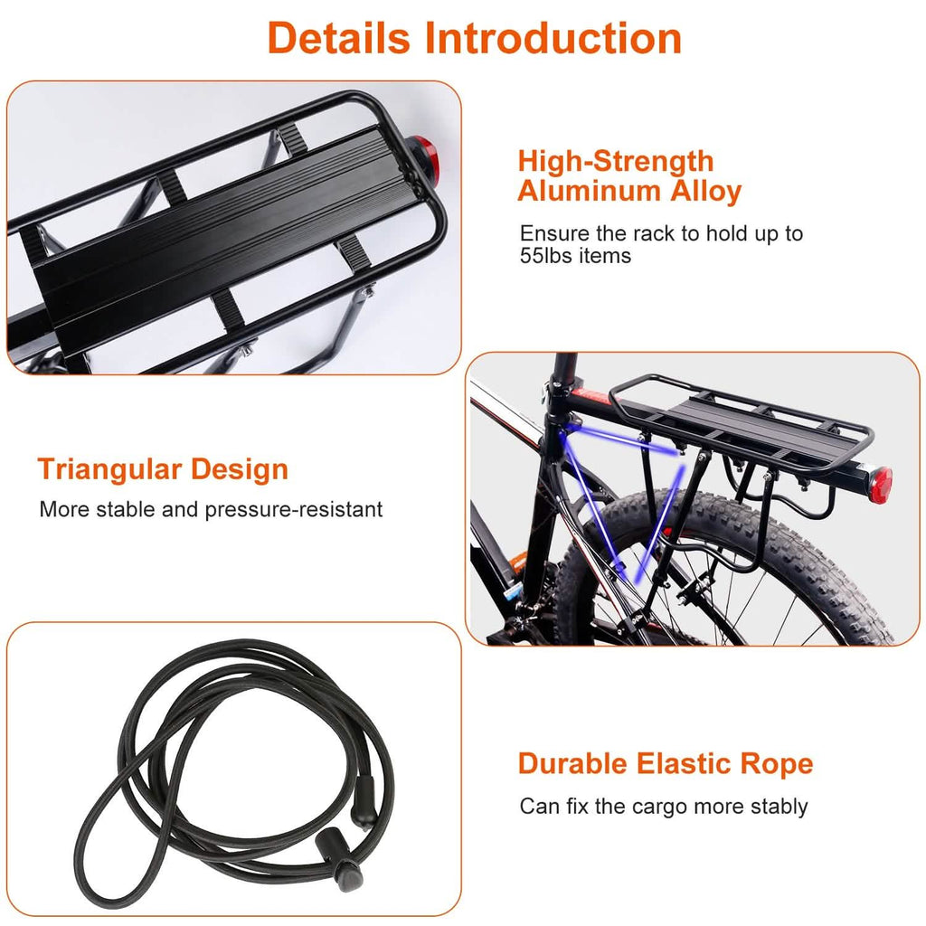 Adjustable Bike Cargo Rack