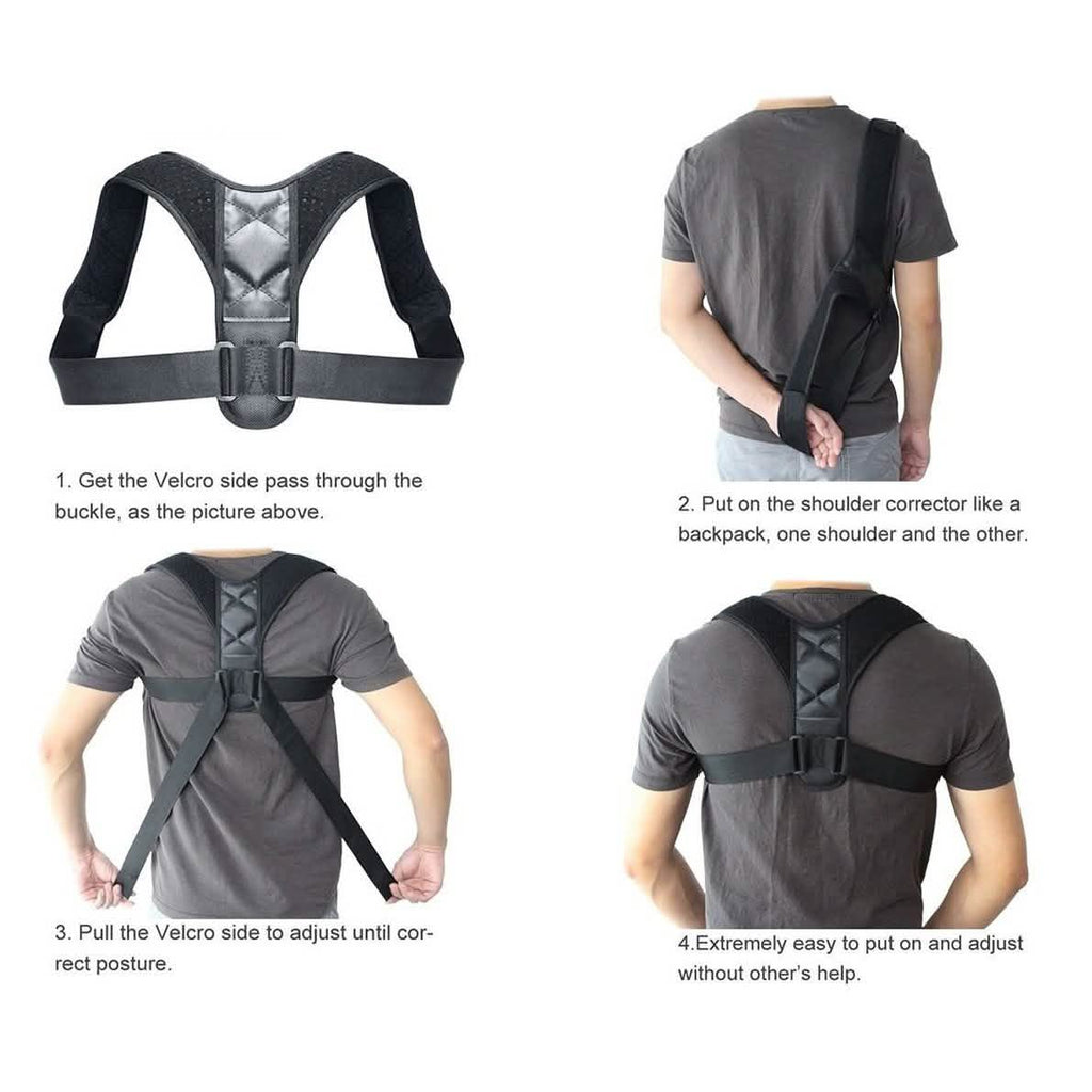 Adjustable Posture Clavicle Support Corrector Back Shoulders Brace