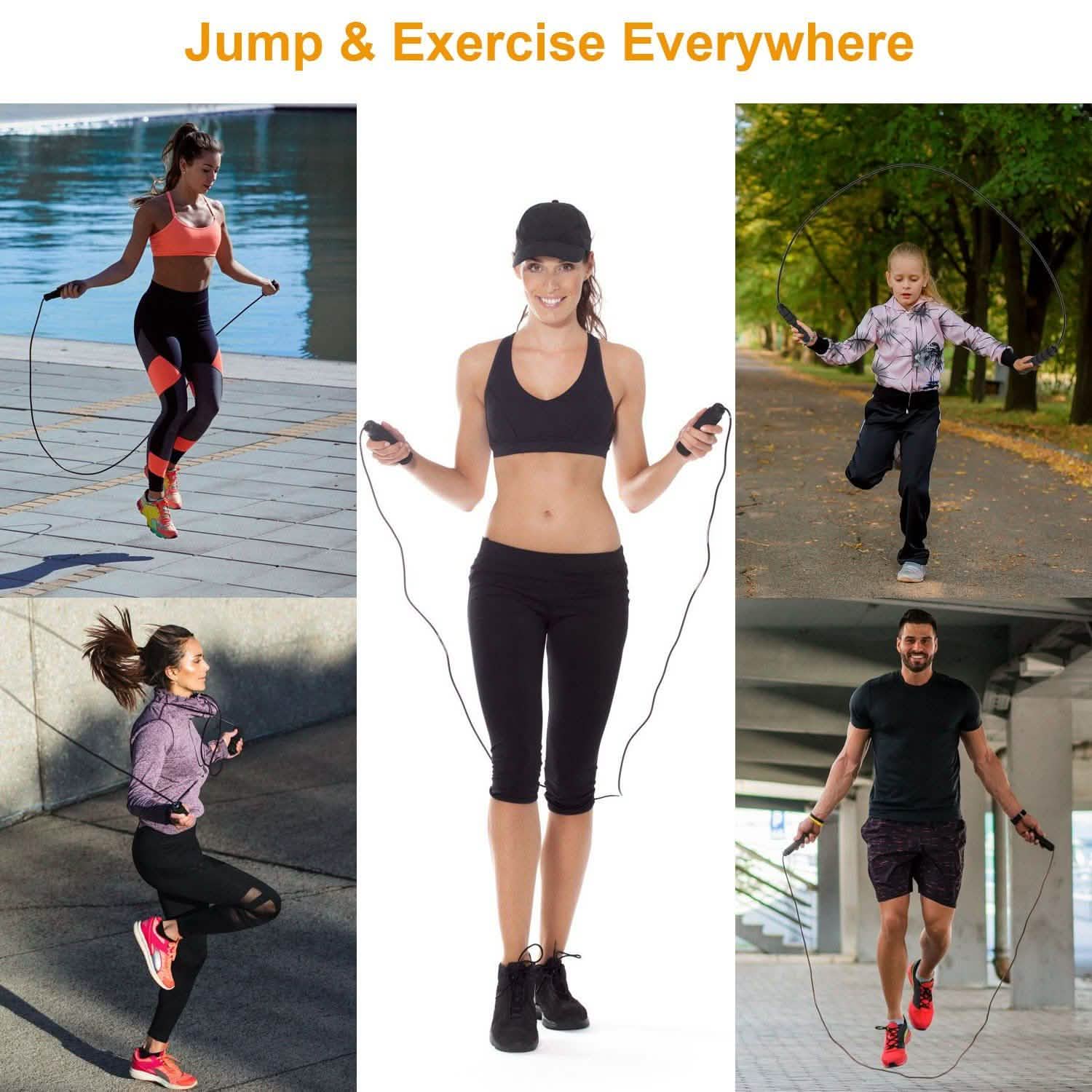 Adjustable Steel Wire Jumping Ropes