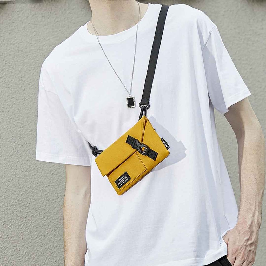 Men's Crossbody Bag Mini - Lightweight Small Phone Bag for Women & Boys, Casual Single Pack Crossbody Backpack