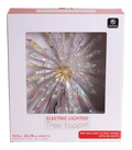Lighted Acrylic Starburst Tree Topper with 50 Lights