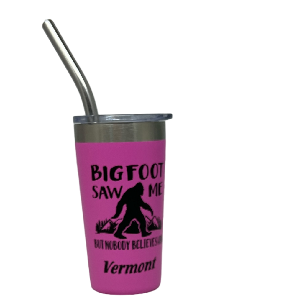 Vermont Bigfoot Stainless Steel 2oz Shooter  - Pink
