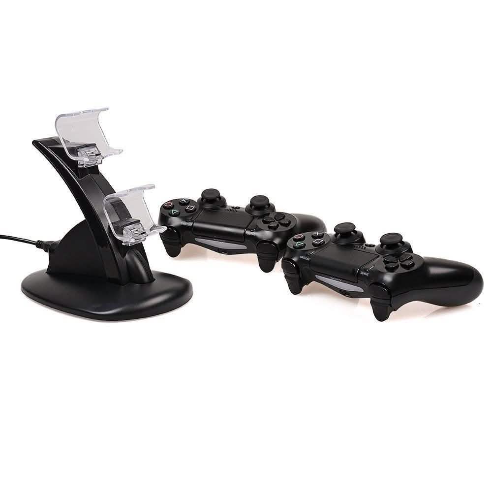 AGPtek Dual USB Charger Charging Docking Station for PS4