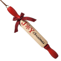 Wood Rolling Pin Ornament - Christmas Joy