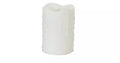 LED Textured Candle - 4x6 - White
