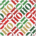 Ho Ho Ho Paper Cocktail Napkins in White