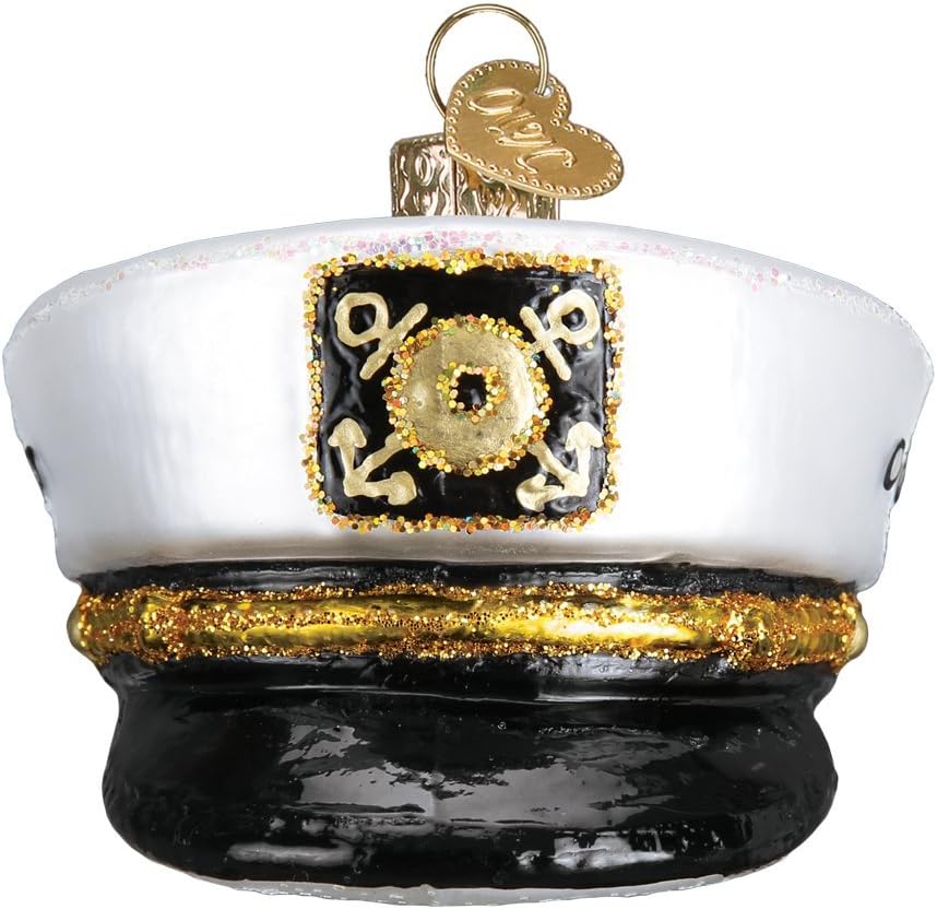 Ship Captain's Cap Ornament