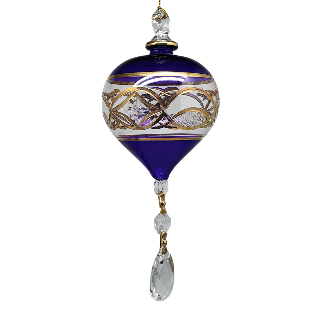 Royal Amethyst Teardrop Chandelier