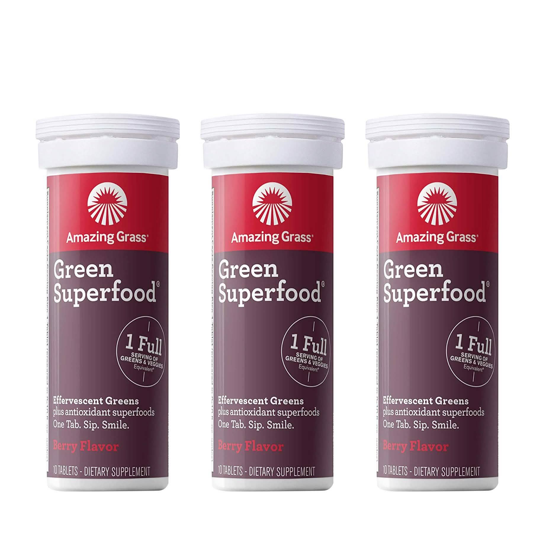 Amazing Grass Green Superfood Water Flavoring Tablet with Antioxidants and Alkalizing Greens