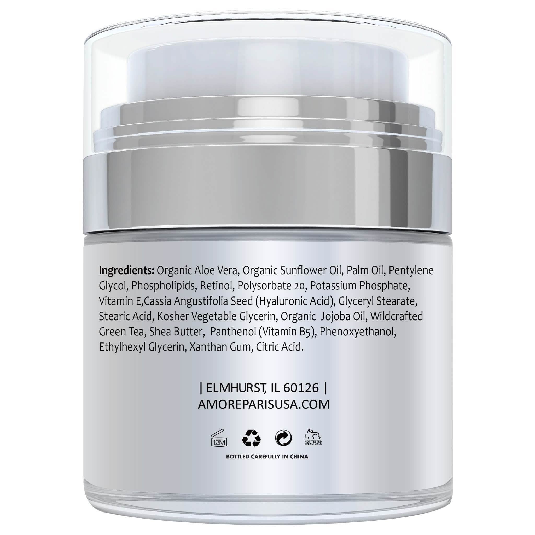 AMORÉ PARIS Retinol 2.5% High Potency Anti-Aging Moisturizer - 1.7 Fl. Oz.