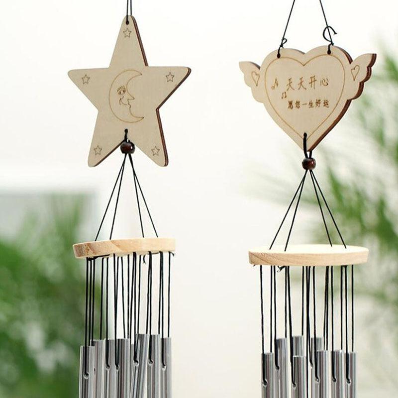 Antique Resonant Tubes  Wind Chimes with S Hook Quality Gift For Garden Patio Balcony And Indoor Decor Wind Chime Bells Hanging Living Bed Home Decor Gift Car Outdoor Yard Garden Deco Wind Chimes