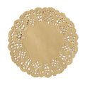 Kraft Color Paper Doilies: 4.5 inches - 50 pieces