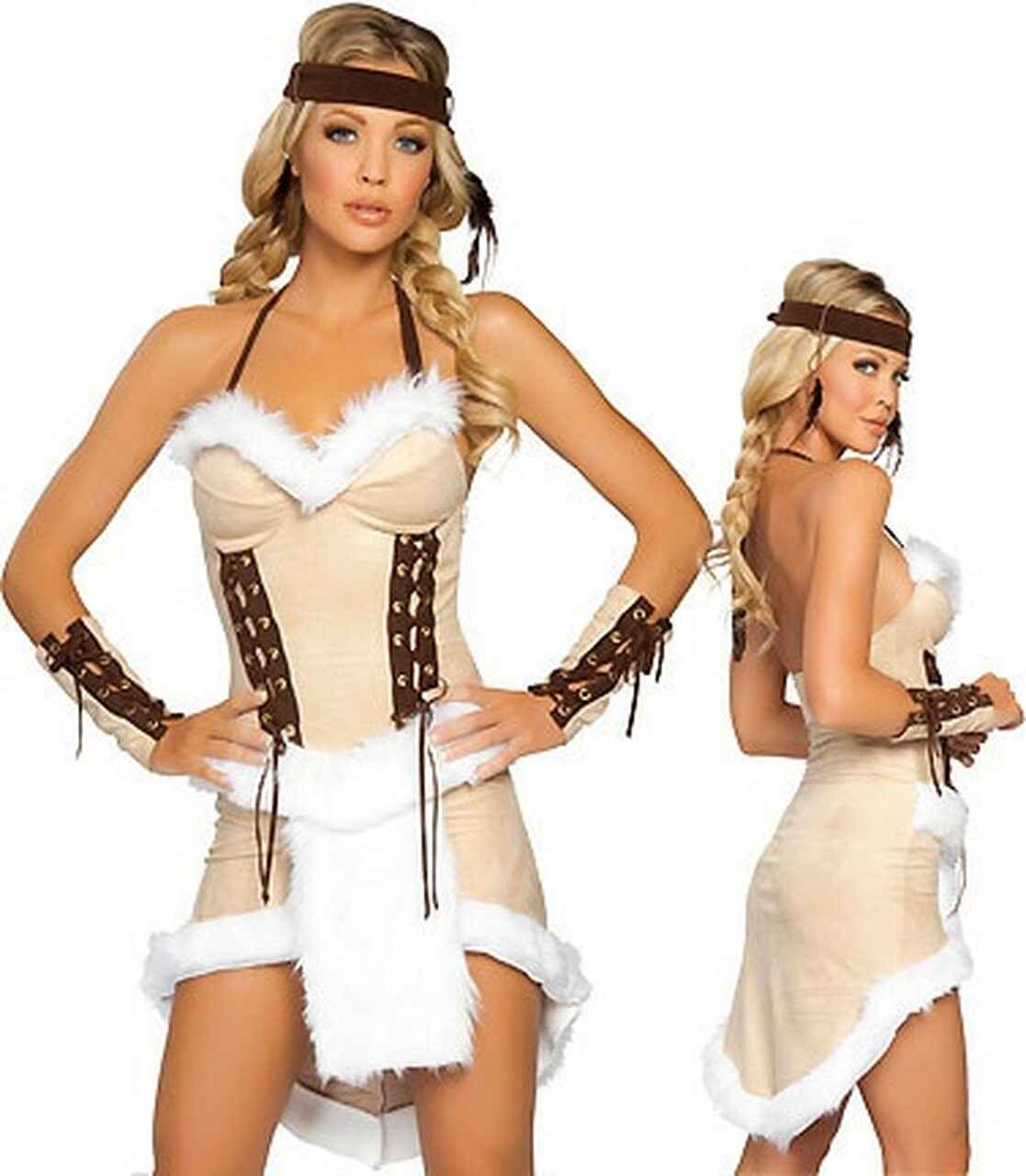 Snow Warrior Maiden Halloween Costume
