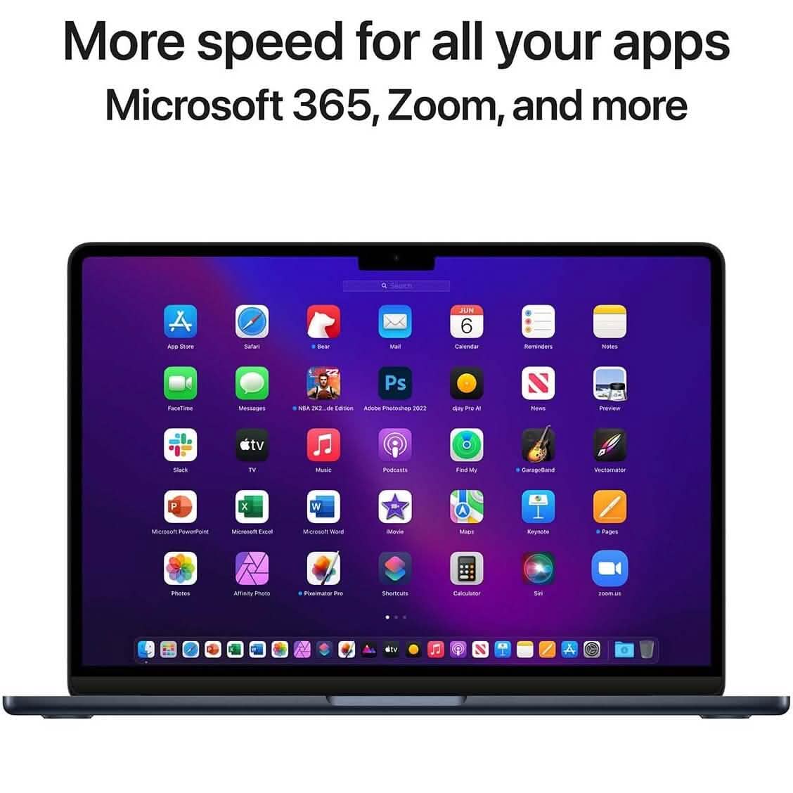 Apple 2022 MacBook Air Laptop with M2 chip 13.6" 8GB 256GB MLY33LL/A (Refurbished)