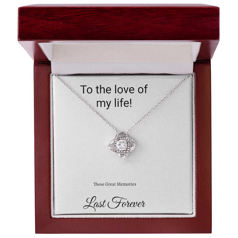 Love knott Necklace - EveryNest