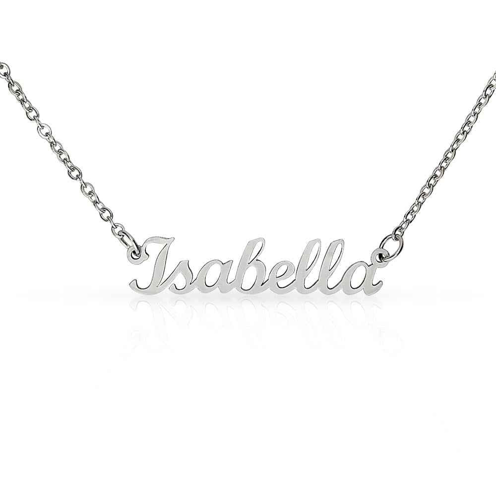 Personalized name necklace