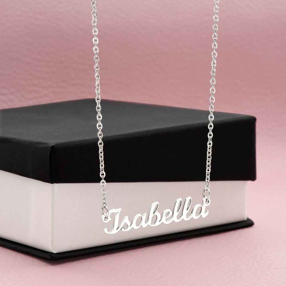Personalized name necklace