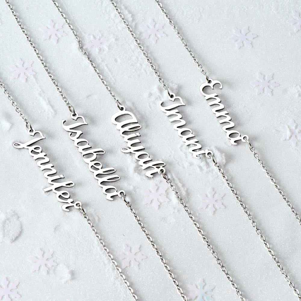 Personalized name necklace