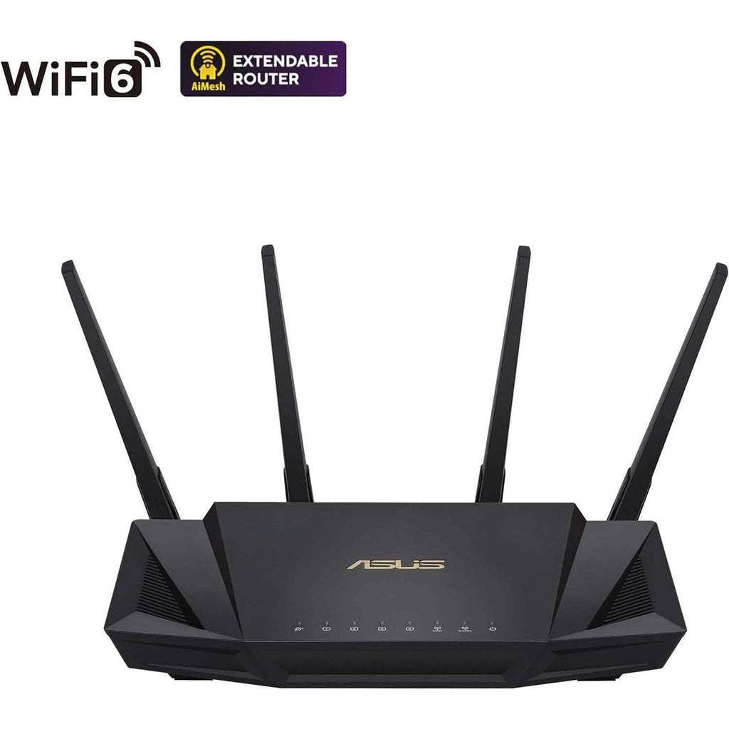 ASUS RT-AX3000 Dual Band WiFi 6 Extendable Router  (Refurbished)
