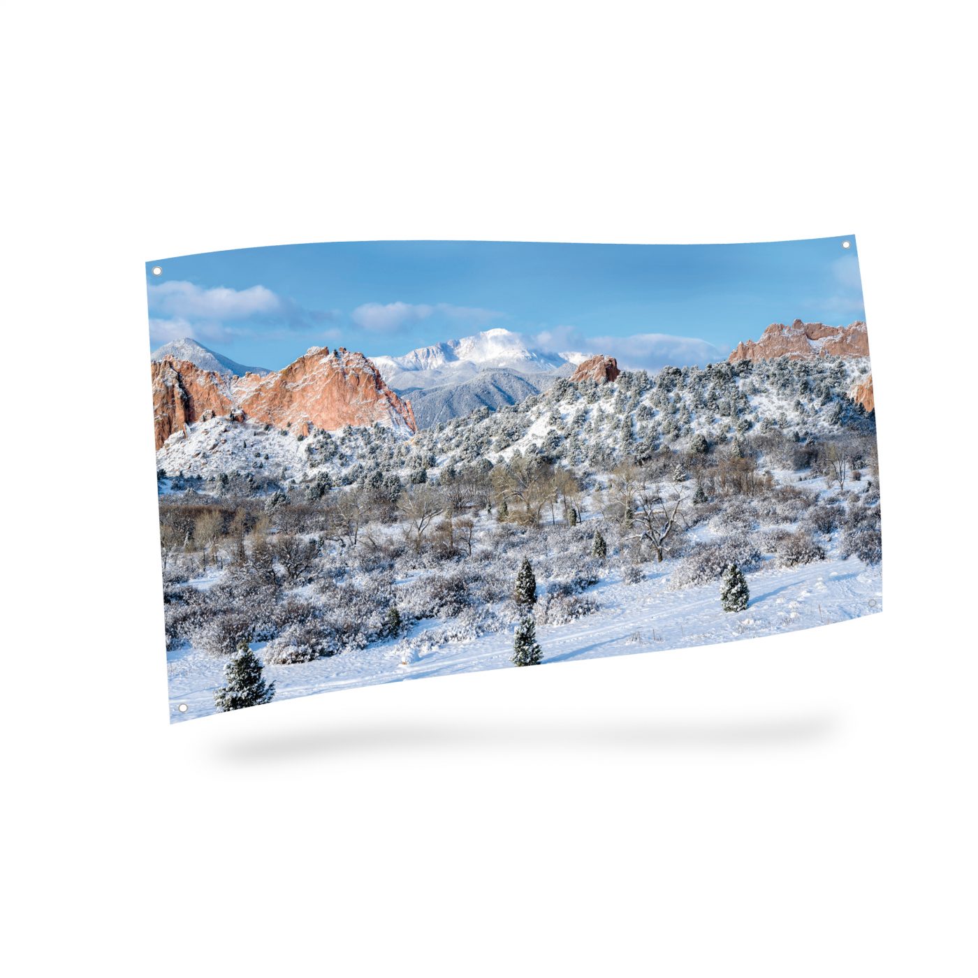 My Village Background Cloth - Colorado