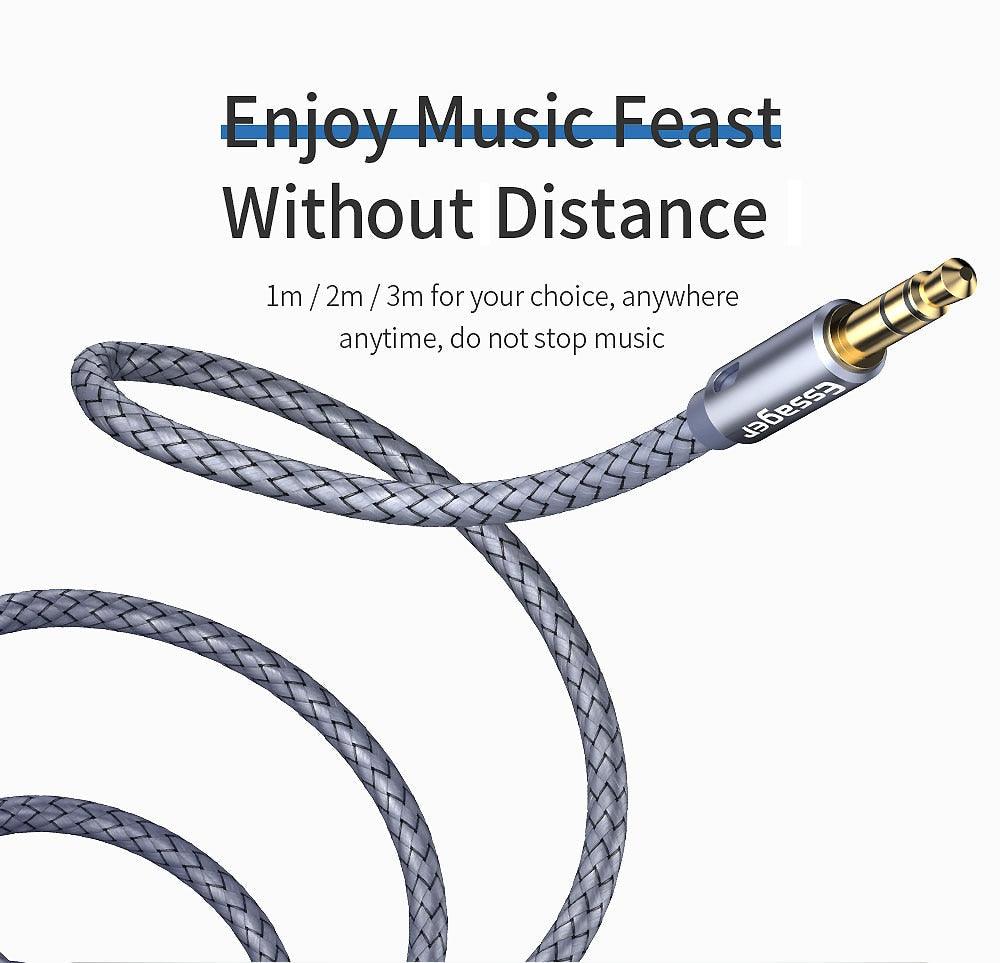 Audio Extension 3.5 mm Aux Cable Jack For Headphone Extender Cord