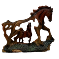 Brown Horse In A Horse Figurine