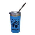 Vermont Green Mountains Stainless Steel 2oz Shooter - Blue