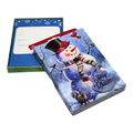 Gift Card Box - Rectangle - Snowman