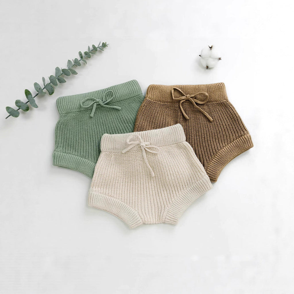 Baby Handmade Knitted Sweater And Shorts