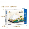 Pyramid Ancient Architecture Model Micro Diamond Particle Building Blocks High Difficulty Assembly