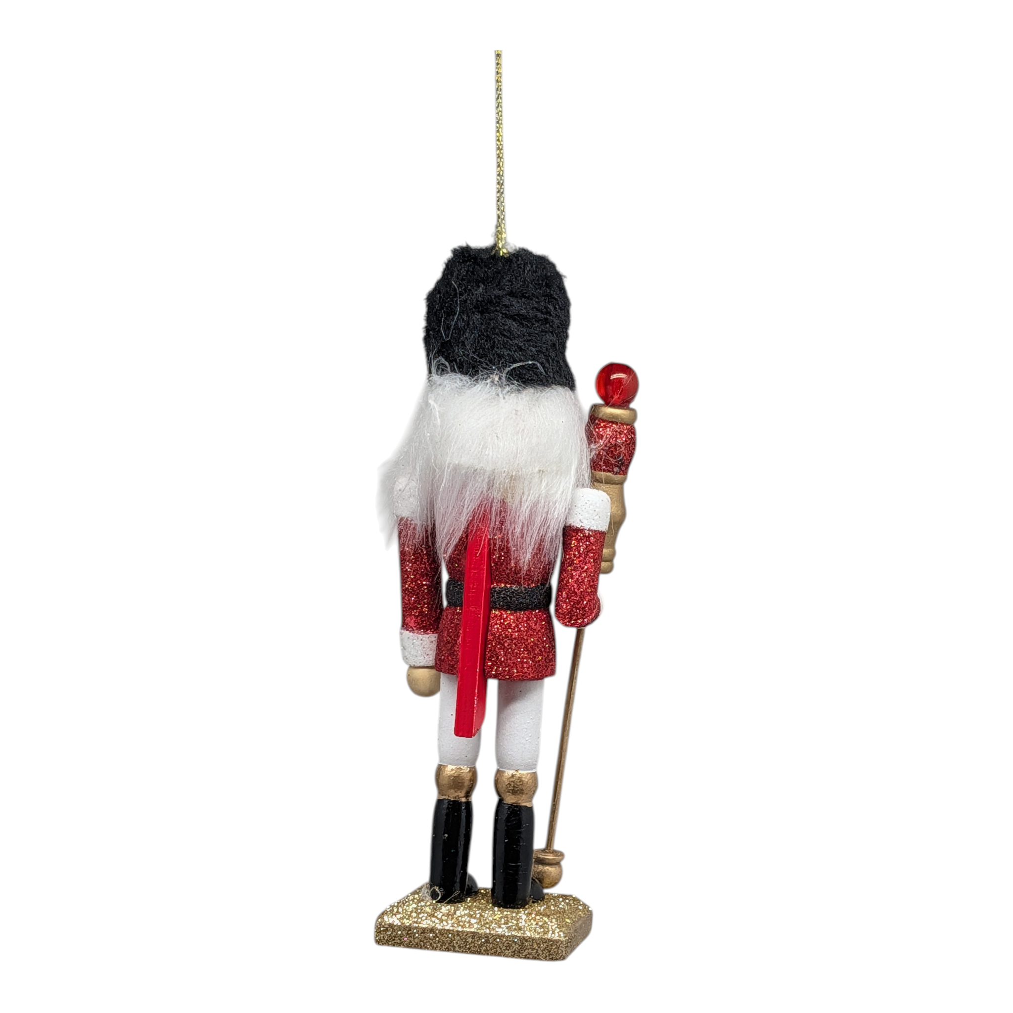 Hollywood 6 inch Wooden Nutcracker - Black Fur Hat