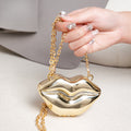 Lip Shaped Small evening Clutch Purse – Stylish Shinny Party Purse, Perfect for Casual Outings, Proms, and Parties