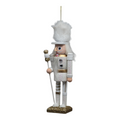 Hollywood 6 inch Wooden Nutcracker - White