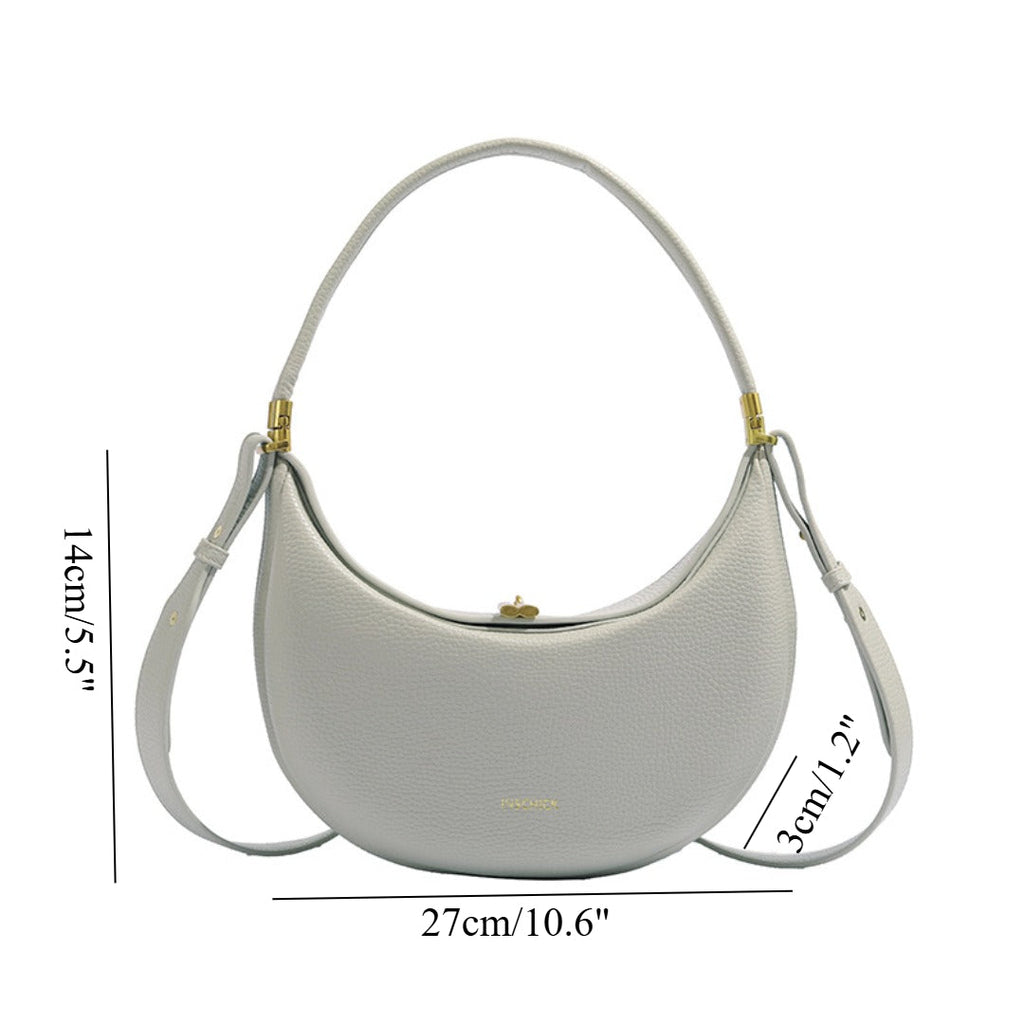 Small shoulder bag for women, PU small hobo bag, casual versatile shoulder shoulder bag with crossbody strap