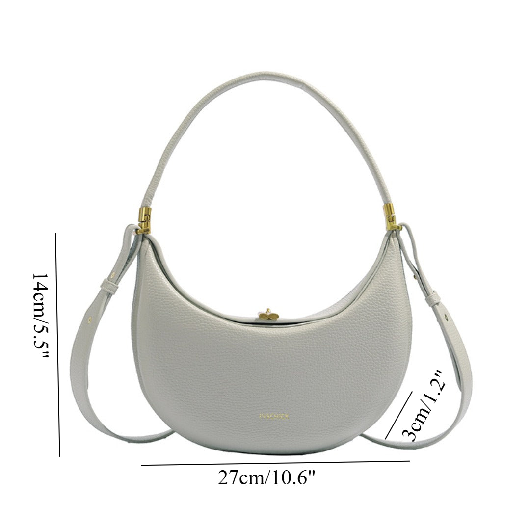 Small shoulder bag for women, PU small hobo bag, casual versatile shoulder shoulder bag with crossbody strap