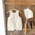 Baby Denim Overalls With Suspenders Casual Sleeveless Vest