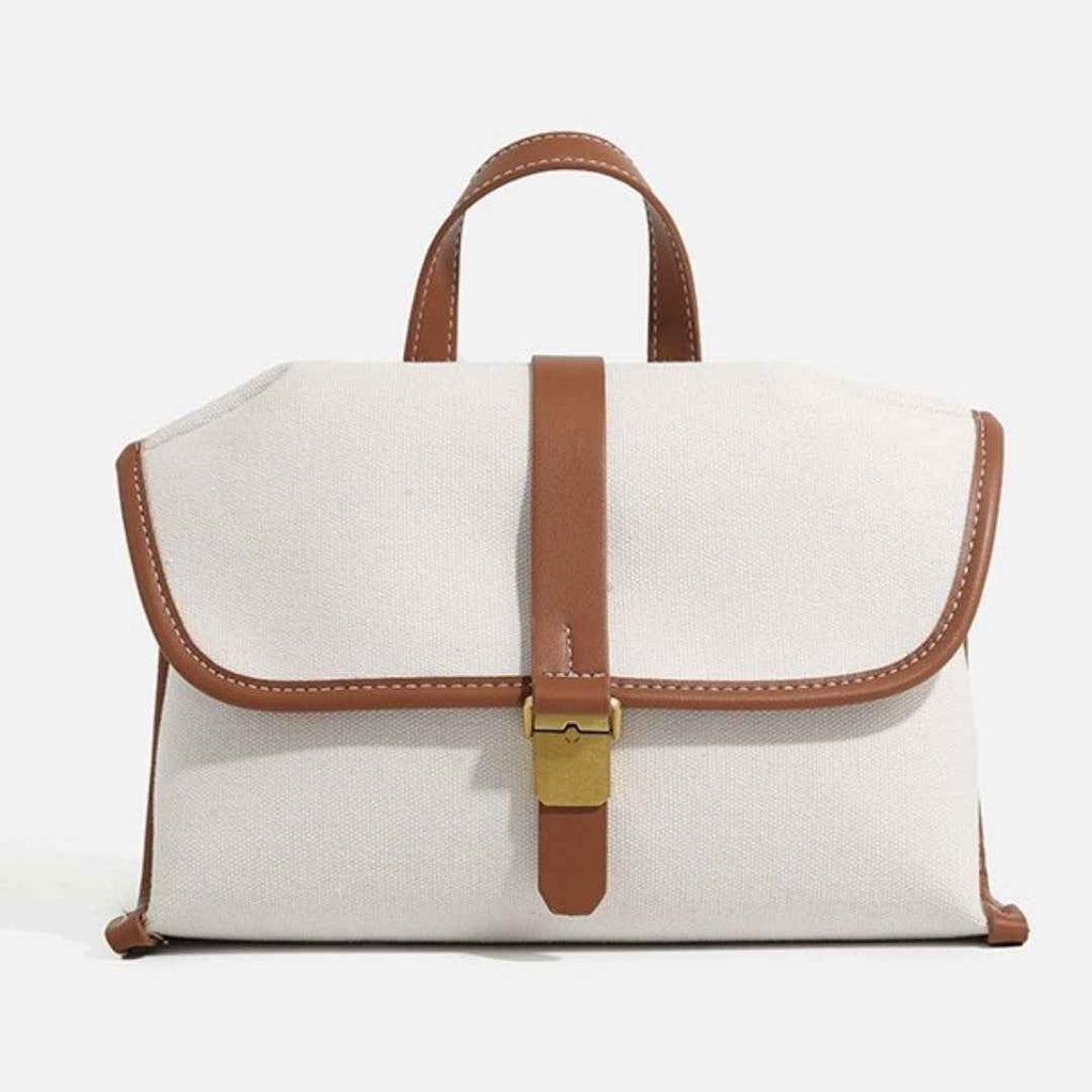 Denim messenger bag, women's casual canvas handbag, tote square bag