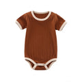 Summer Romper Baby Wrapping Clothes Pit Strip Ribbed Baby Onesie