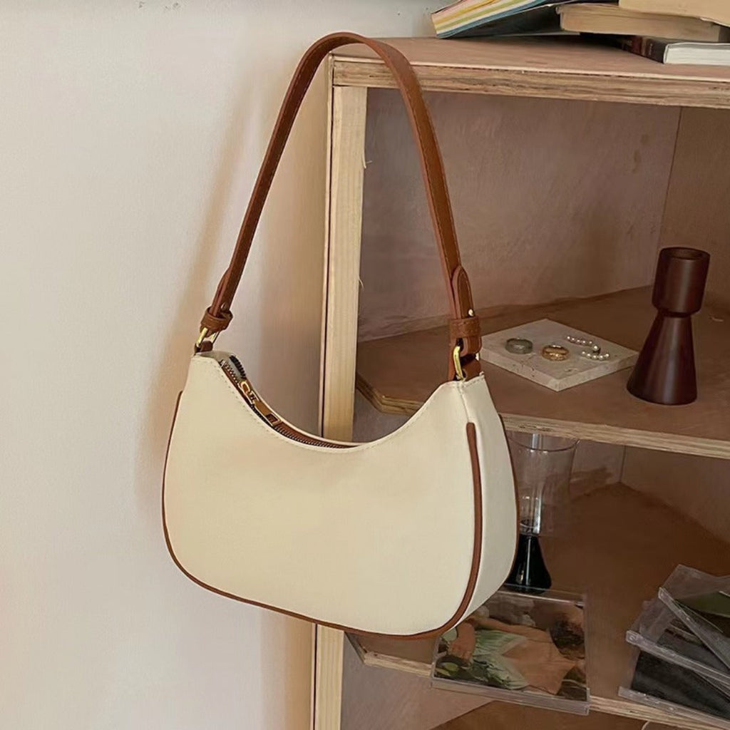 Elegant Small Shoulder Purse – Stylish shoulder Bag & Half Moon Bag for Women, Perfect Autumn Hobo Shoulder Handbag