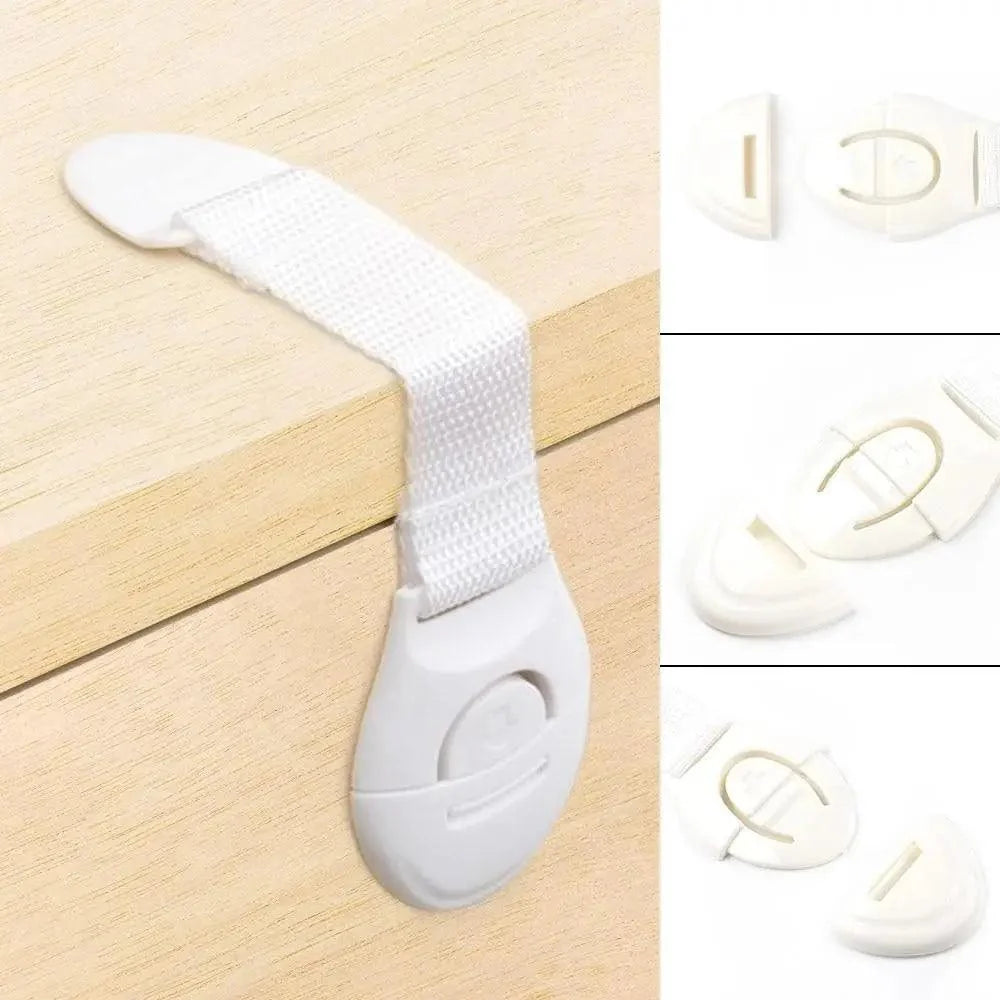 Baby Safety Lock Children Cabinet Drawer Door Fridge Blockers Plastic Lock For Kids Safety Protection Cover
