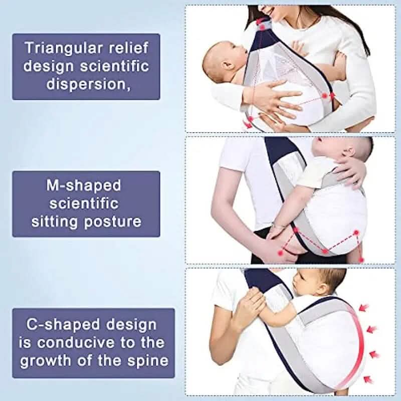 Baby Sling Carrier 3D Mesh Baby Wraps - EveryNest