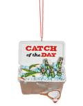 Fishing Cooler Ornament - Catch Of The Day