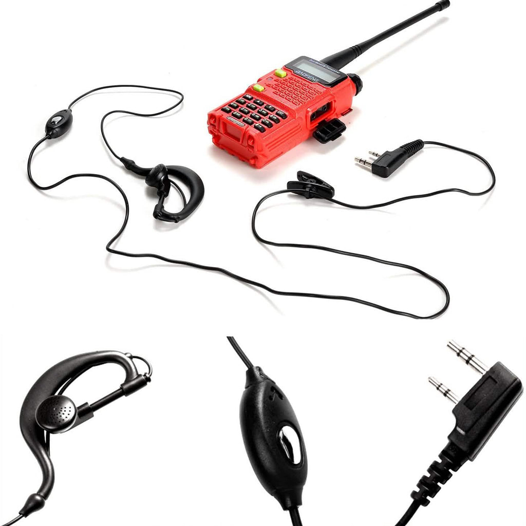 BAOFENG UV-5R5 Red Walkie Talkies