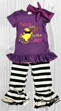 Girl's Witch Way to the Candy Halloween Boutique Outfit