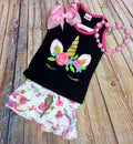Girl's Unicorn Tank 4 Piece Set - EveryNest