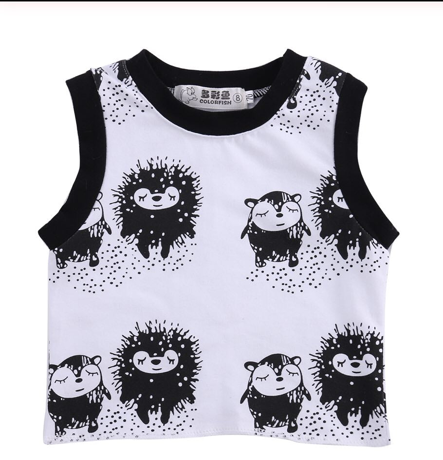 Baby Boy's 2 Pc Porcupine Hedgehog Outfit - EveryNest
