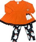 Girl's Halloween Ghost Pants Outfit