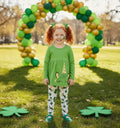 Girl's St. Patrick's Day Unicorn Outfit
